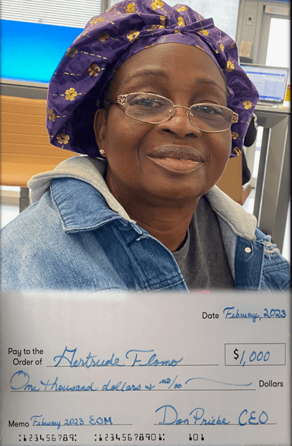 Employee of the Month - February 2023 - Homeward Bound, Inc.