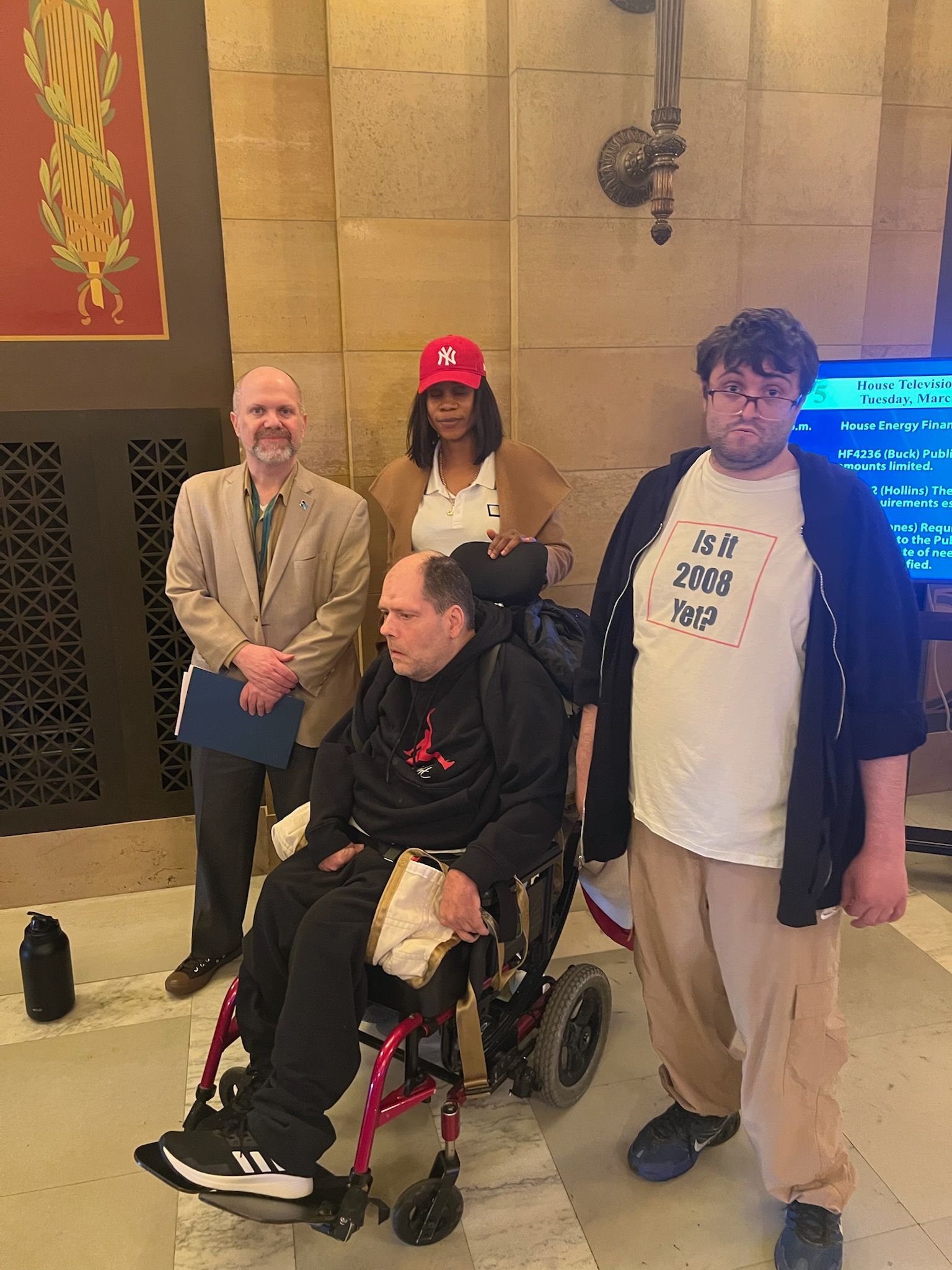 Meeting legislators disability services Minnesota