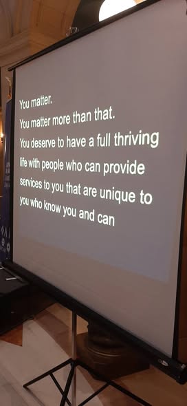 Disability advocates at Minnesota Capitol rotunda